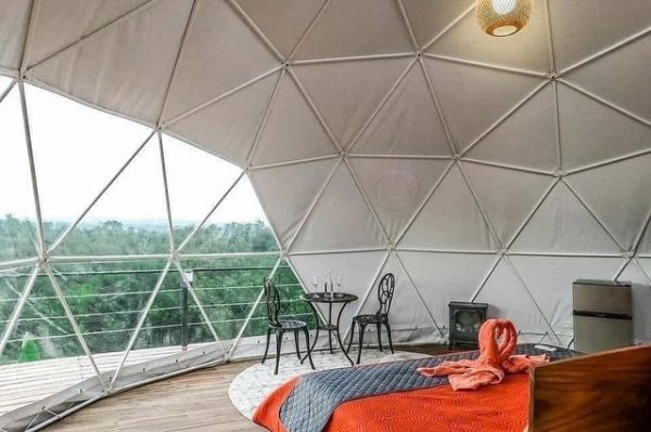 Glamping with volcano view and private jacuzzi - Imagen 12